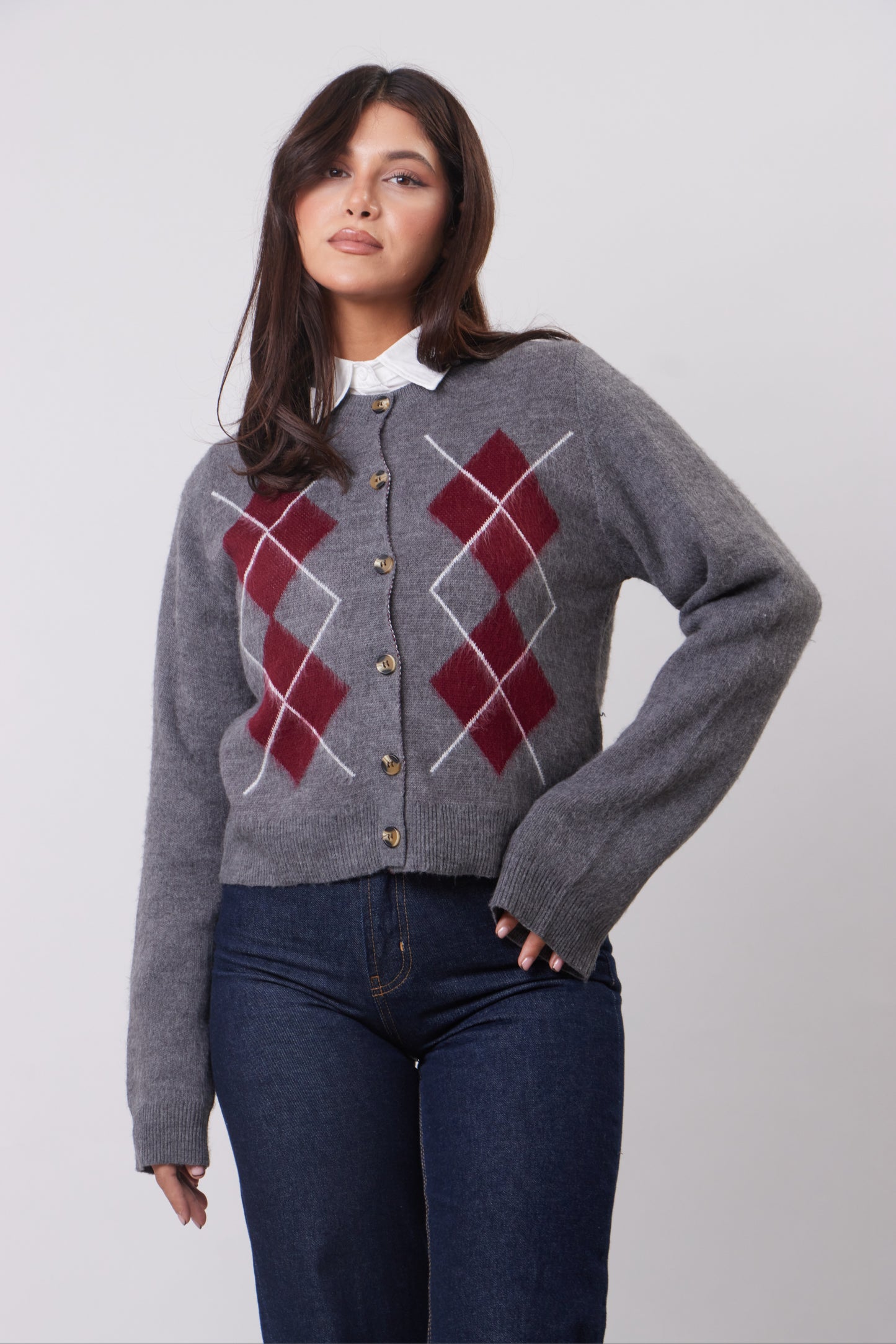 Argyle Cardigan