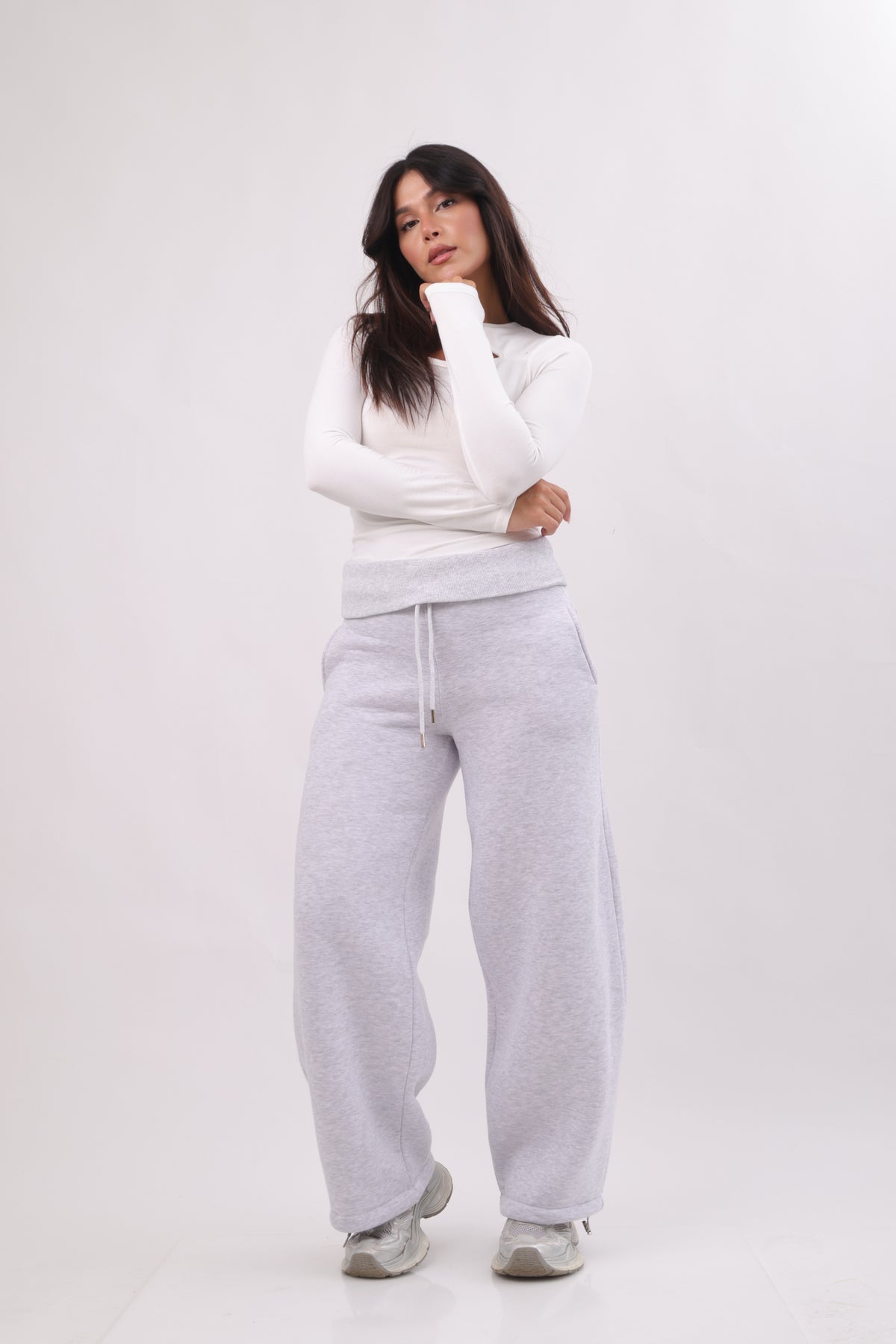 Cozy wide leg jogger