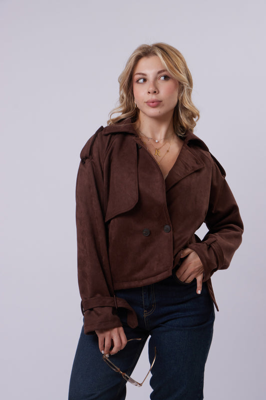 The Suede Trench Jacket