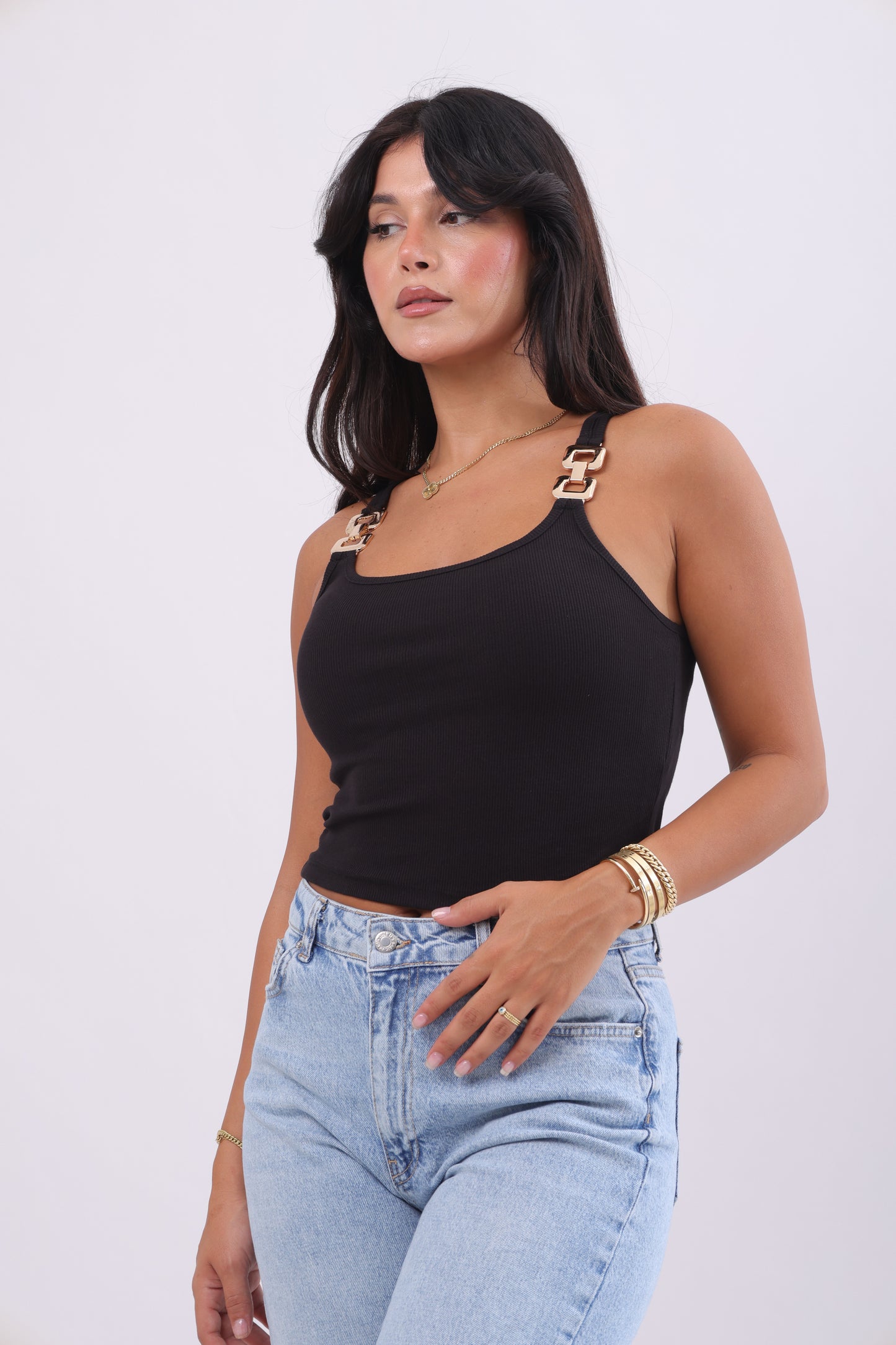 Gold Accent Top