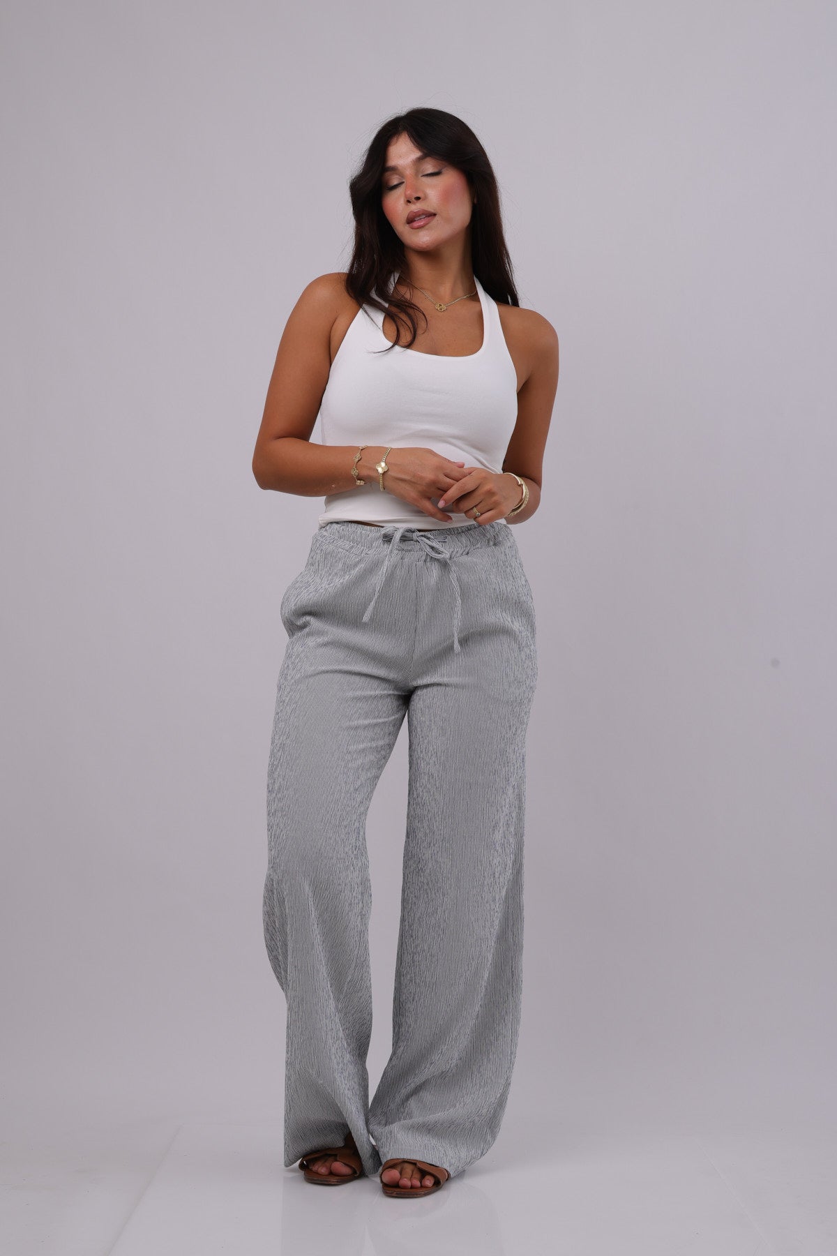 THE ESSENTIAL STRIPED TROUSER