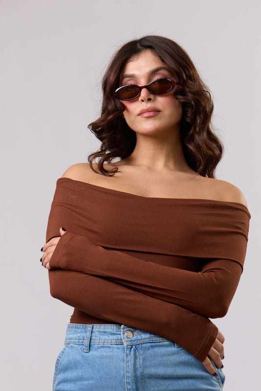 "Amalia" Off-Shoulder Top.