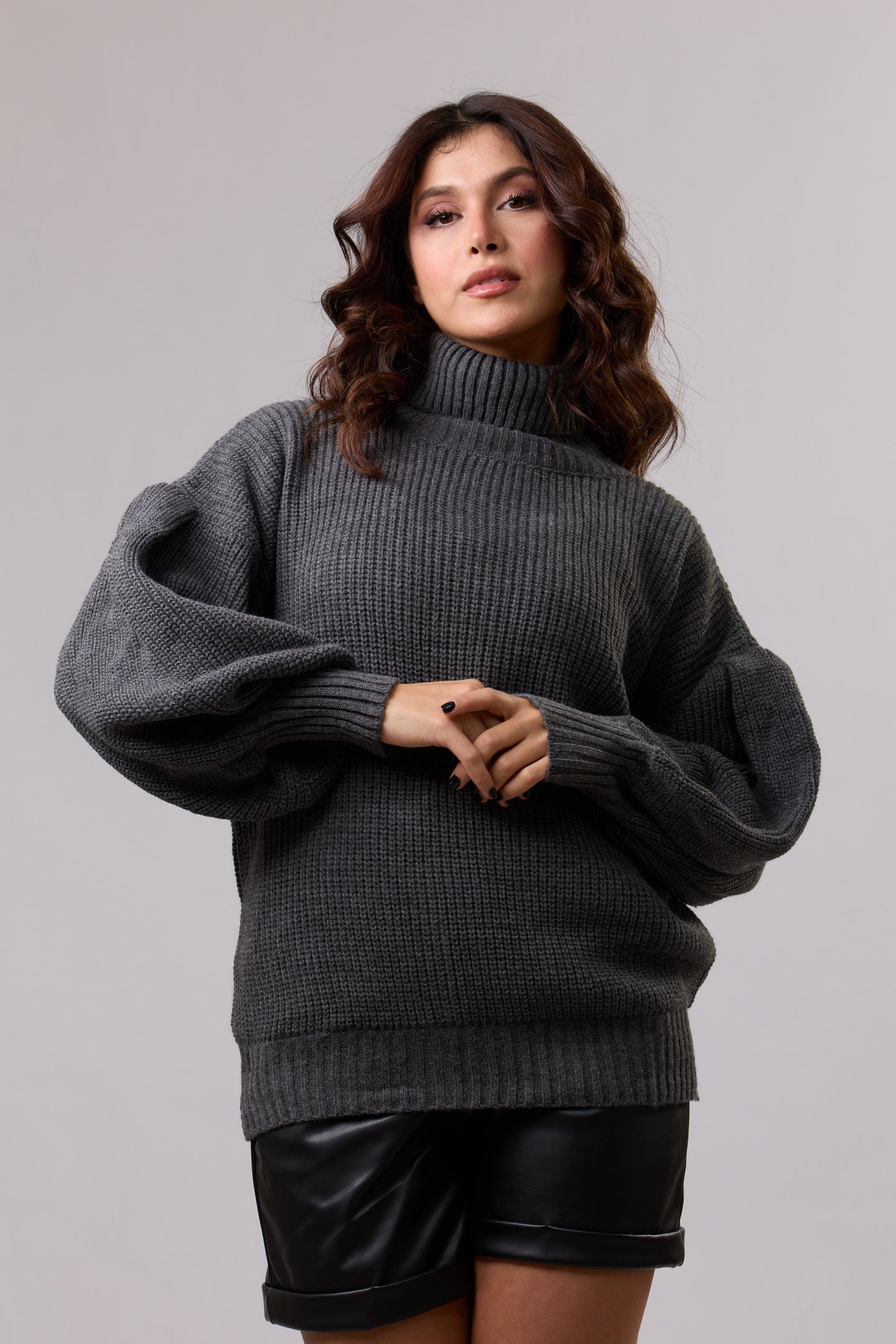 Puffy Sleeves "Kira" Sweater.