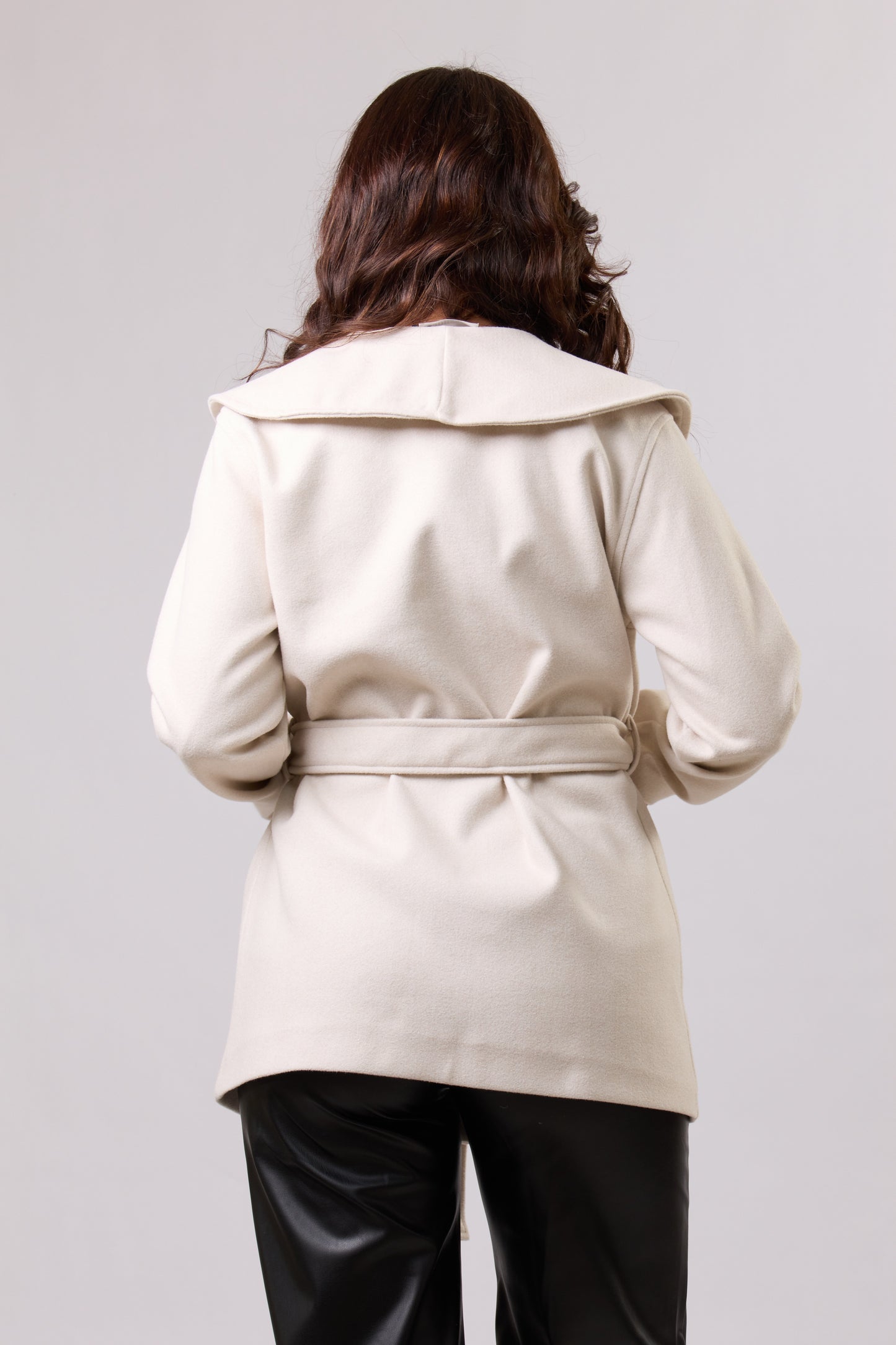 Belted Wrap style "Sefi" Short Coat.